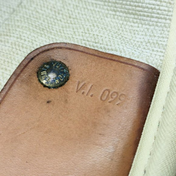 Louis Vuitton Travel Bag Alize 1 Poche Browns - Picture 7 of 10